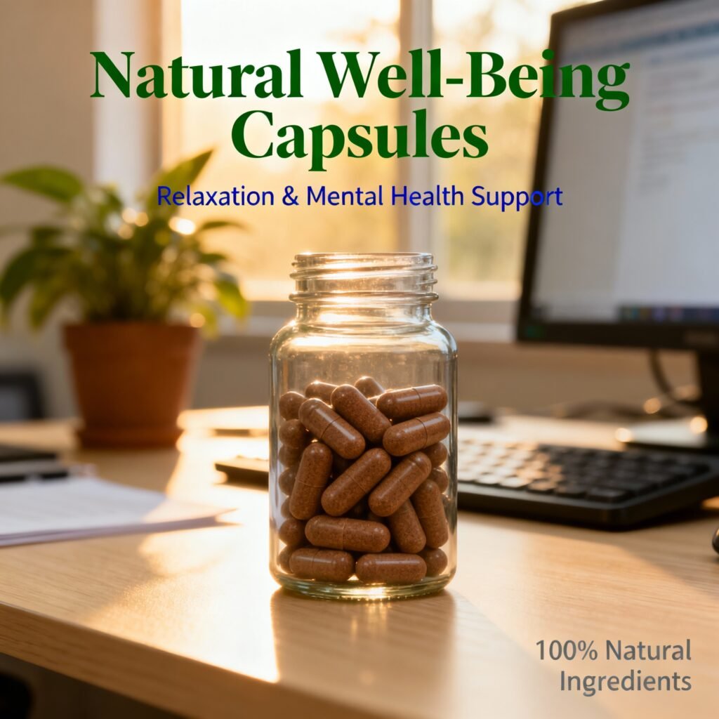 Suplementos naturais para ansiedade no trabalho